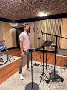 A recording session on the other side of the country