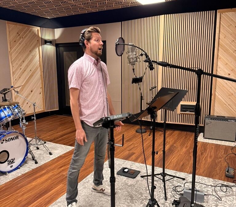 A recording session on the other side of the country