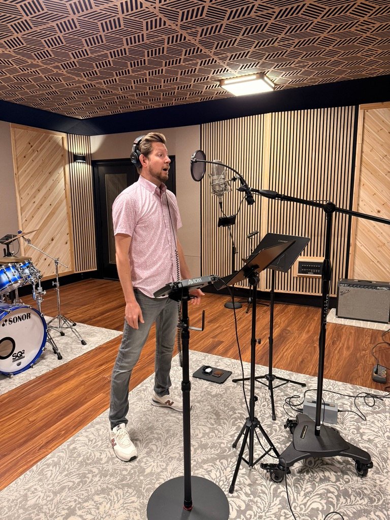 A recording session on the other side of the country